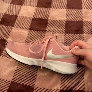 Pink nike sneakers